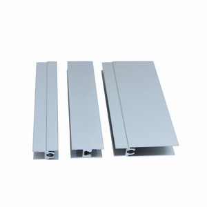 Aluminium profile silver rail